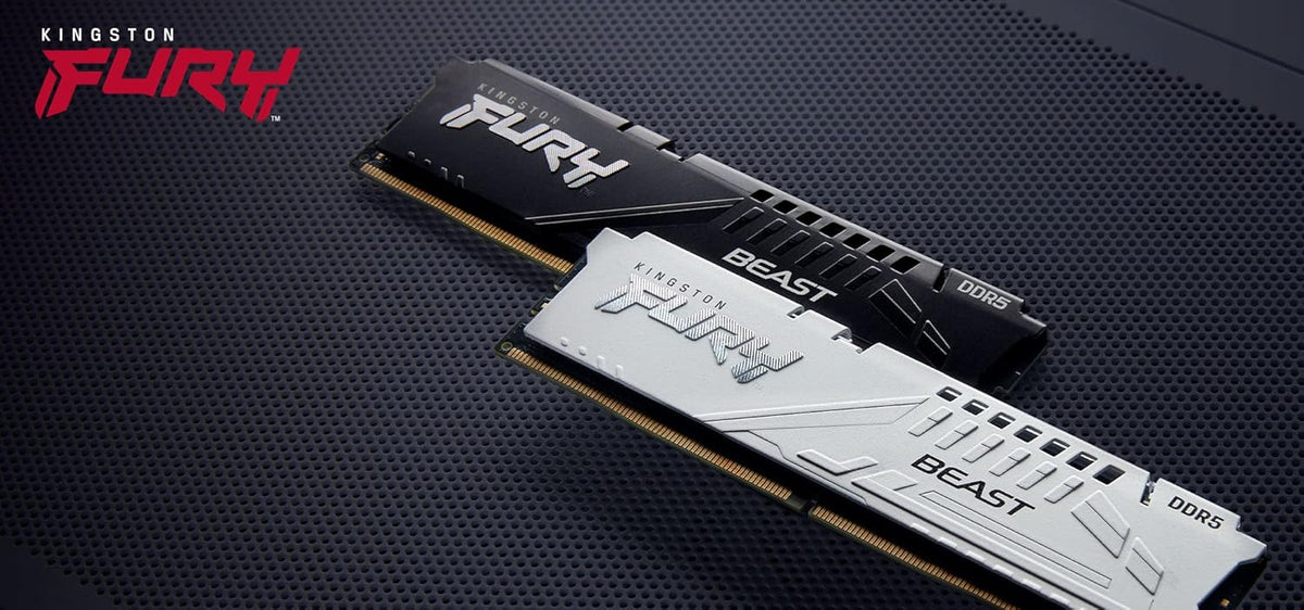 Kingston FURY Beast Czarny DDR5 32 GB 6000MT/s CL36 DIMM pamięć do gier na komputer stacjonarny pojedynczy moduł AMD EXPO i Intel XMP - KF560C36BBE-32