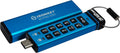 Kingston IronKey klawiatura 200C typu C szyfrowana sprzętowo pamięć flash USB FIPS 140-3 poziom 3 (w toku) z 256-bitowym szyfrowaniem sprzętowym XTS-AES - IKKP200C/512GB