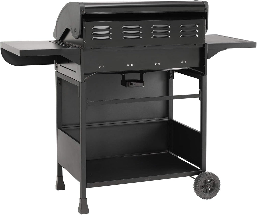 Grill gazowy COLUMBUS 4 + 1 palnik firmy El Fuego® BBQ BBQ grill na kółkach, grill gazowy Barbecue AY 563