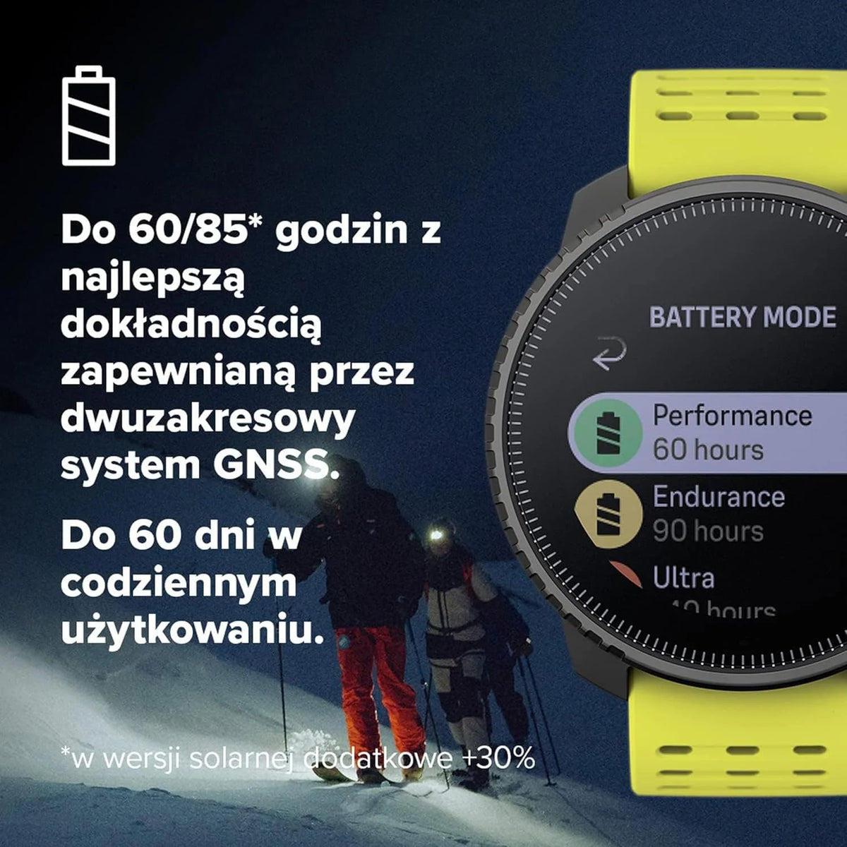 SUUNTO Vertical – Przygodowy zegarek GPS, monitor aktywności, dwupasmowy GNSS i mapy offline, obsługa ponad 95 dyscyplin sportowych, wskaźniki treningowe i analiza regeneracji.