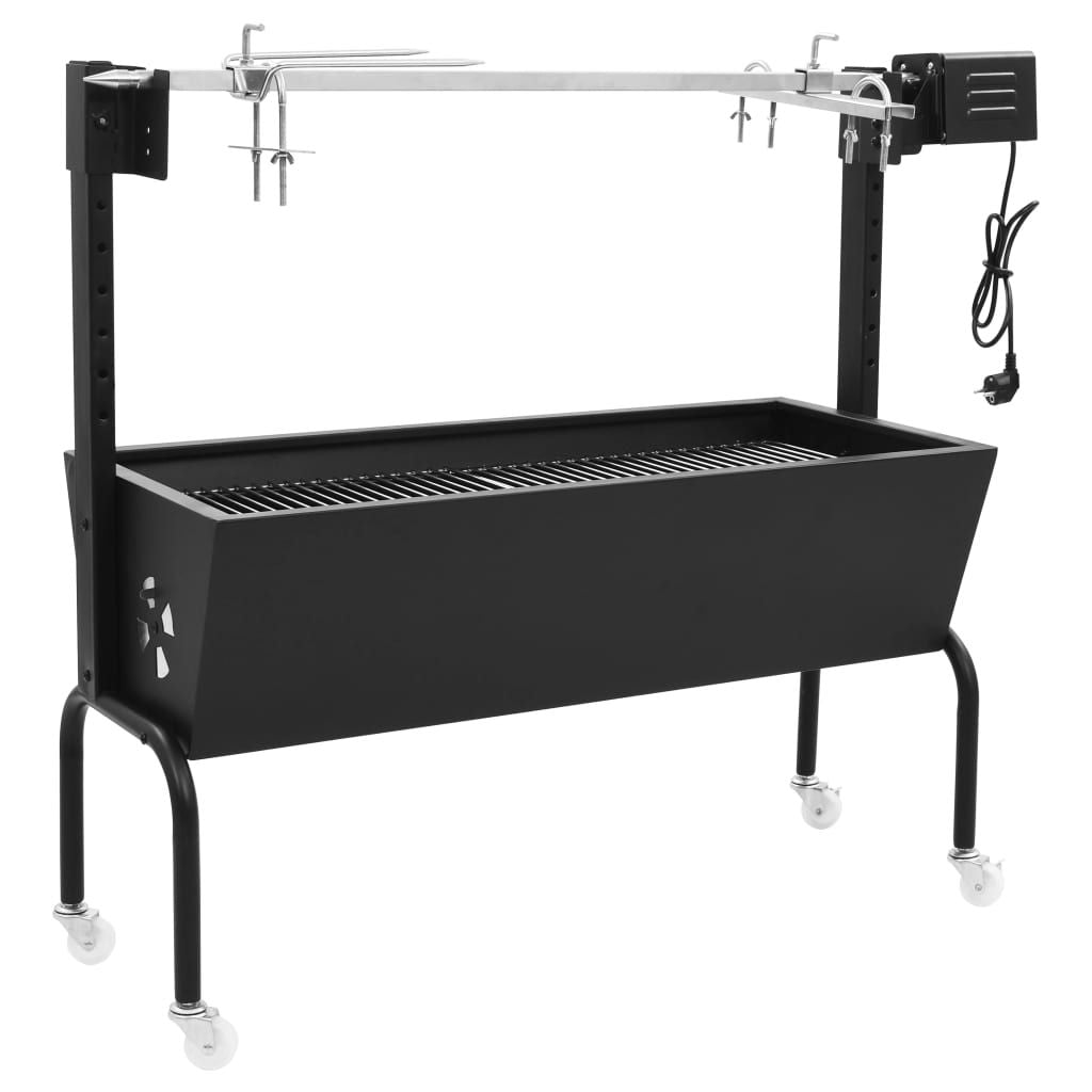 Vidaxl Elektryczny rożen do pieczenia/grillowania ze stali nierdzewnej