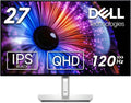 Dell U2724D UltraSharp 27-calowy monitor QHD (2560 x 1440), 120 Hz, IPS Black, 5 ms, 98% DCI-P3, 2X USB-C, 2X DisplayPort, HDMI, 3 x USB, srebrny