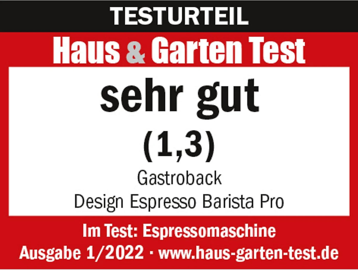 Gastroback Espresso Barista Pro Ekspres do Kawy, Srebrny/Czarny, 1550W 240V