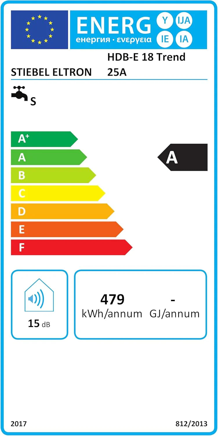 STIEBEL ELTRON Najnowsza generacja elektronicznego podgrzewacza wody HDB-E 11/13 Trend, energooszczędny dzięki technologii 2i, regulacja żądanej temperatury, 204208