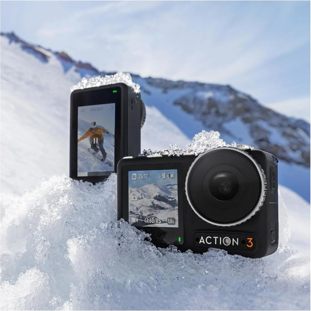 DJI Osmo 360 Essential Combo, kamera 360 z 1-calowym obrazowaniem 360°, natywne wideo 8K 360°, zestaw z niewidocznym selfie stickiem 1,2 m, wydłużony czas pracy z 2 akumulatorami