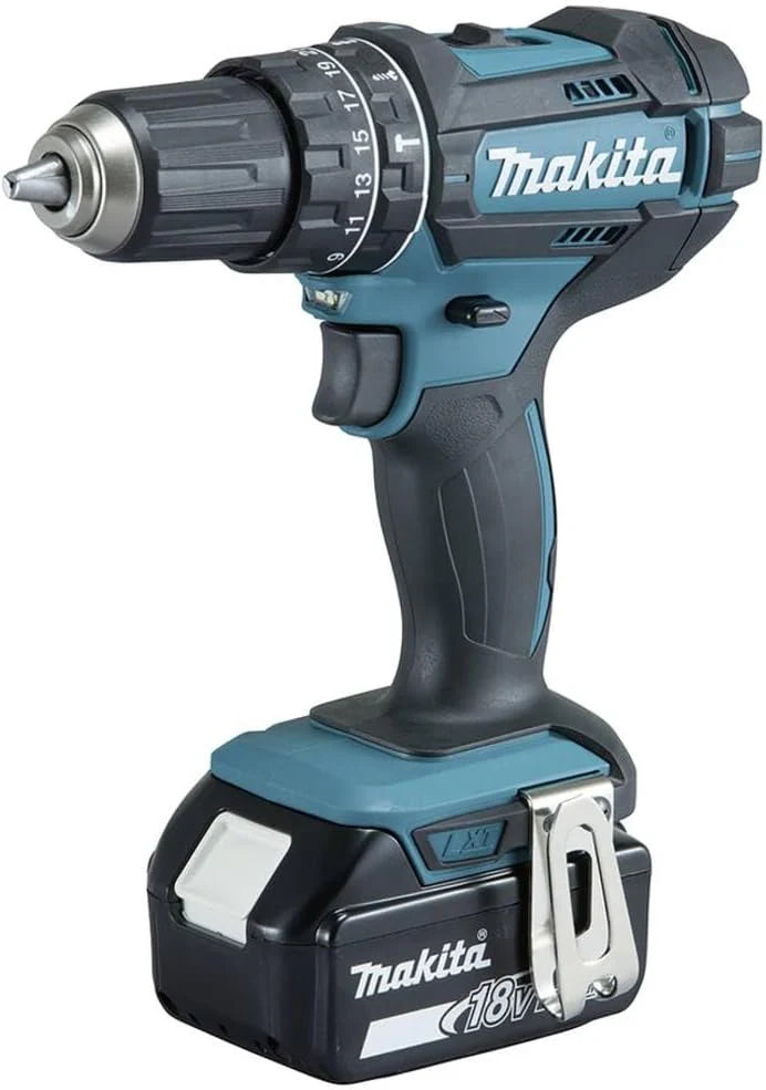 Makita Dhp482Jx13 Wiertarko-Wkrętarka, Czarny/Zielony, ‎19,8 x 7,9 x 24,9 cm, 120 Elementów