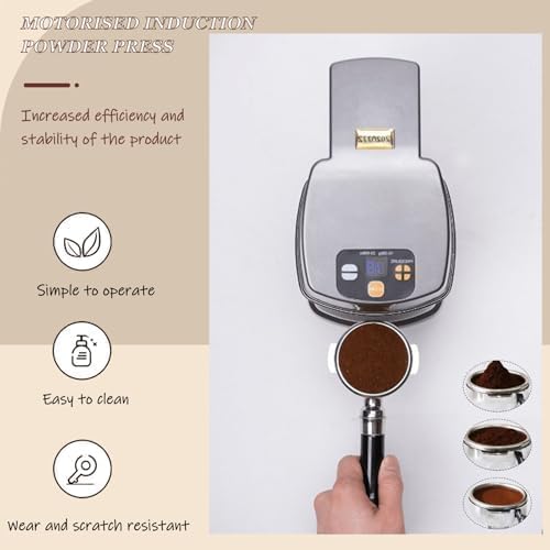Inteligentna maszyna do espresso Tamper Machine Auto Fill 58mm Portafilter, Regulowane ciśnienie 10-30kg, Heavy Duty Base for Home Barista, Szybka stacja do pomocy dla kochanków