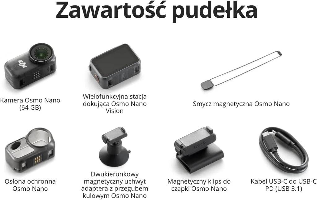 DJI Osmo 360 Essential Combo, kamera 360 z 1-calowym obrazowaniem 360°, natywne wideo 8K 360°, zestaw z niewidocznym selfie stickiem 1,2 m, wydłużony czas pracy z 2 akumulatorami