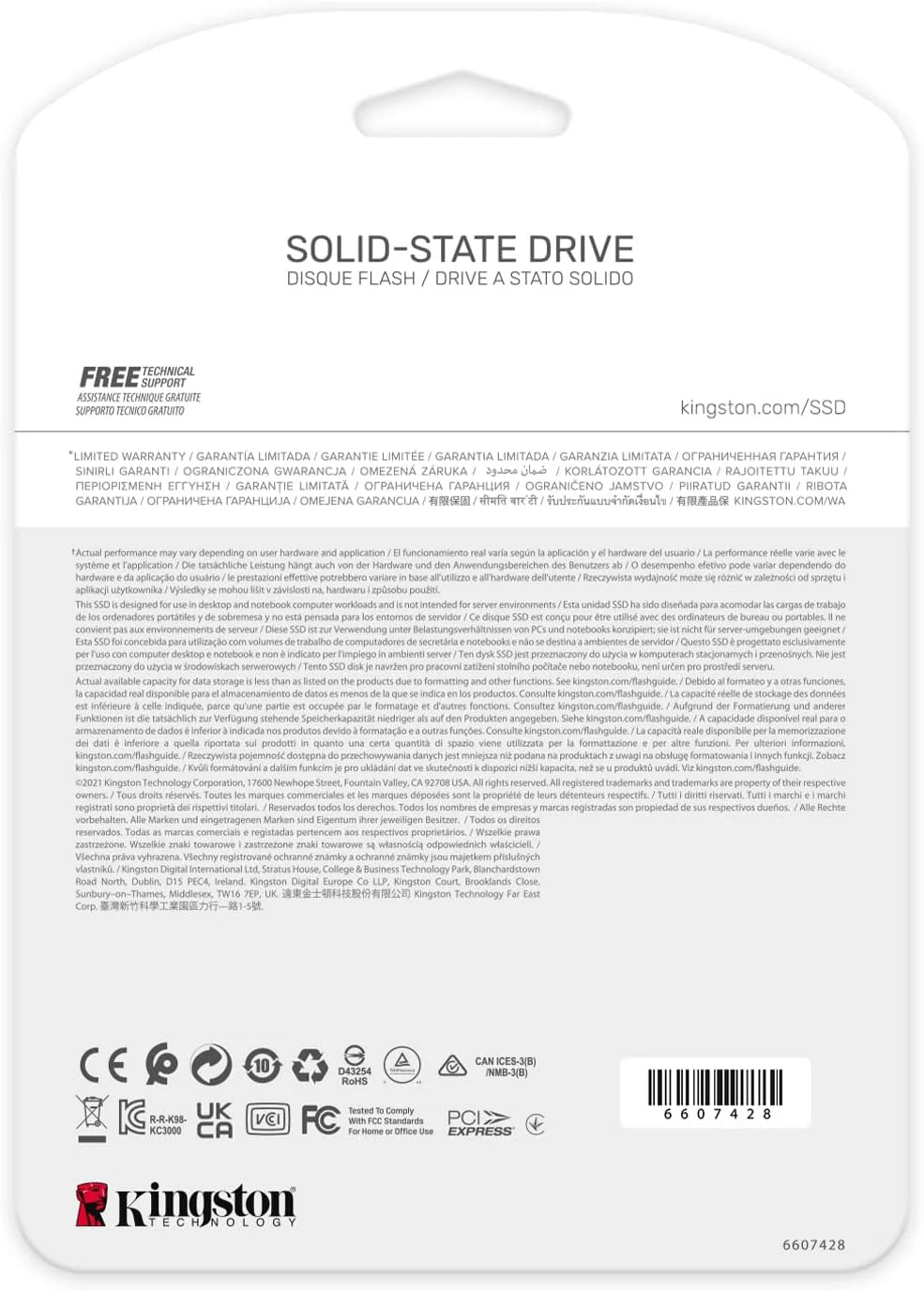 Kingston Kc3000 SKC3000D/2048G Dysk Ssd M.2, Czarny, 2 TB