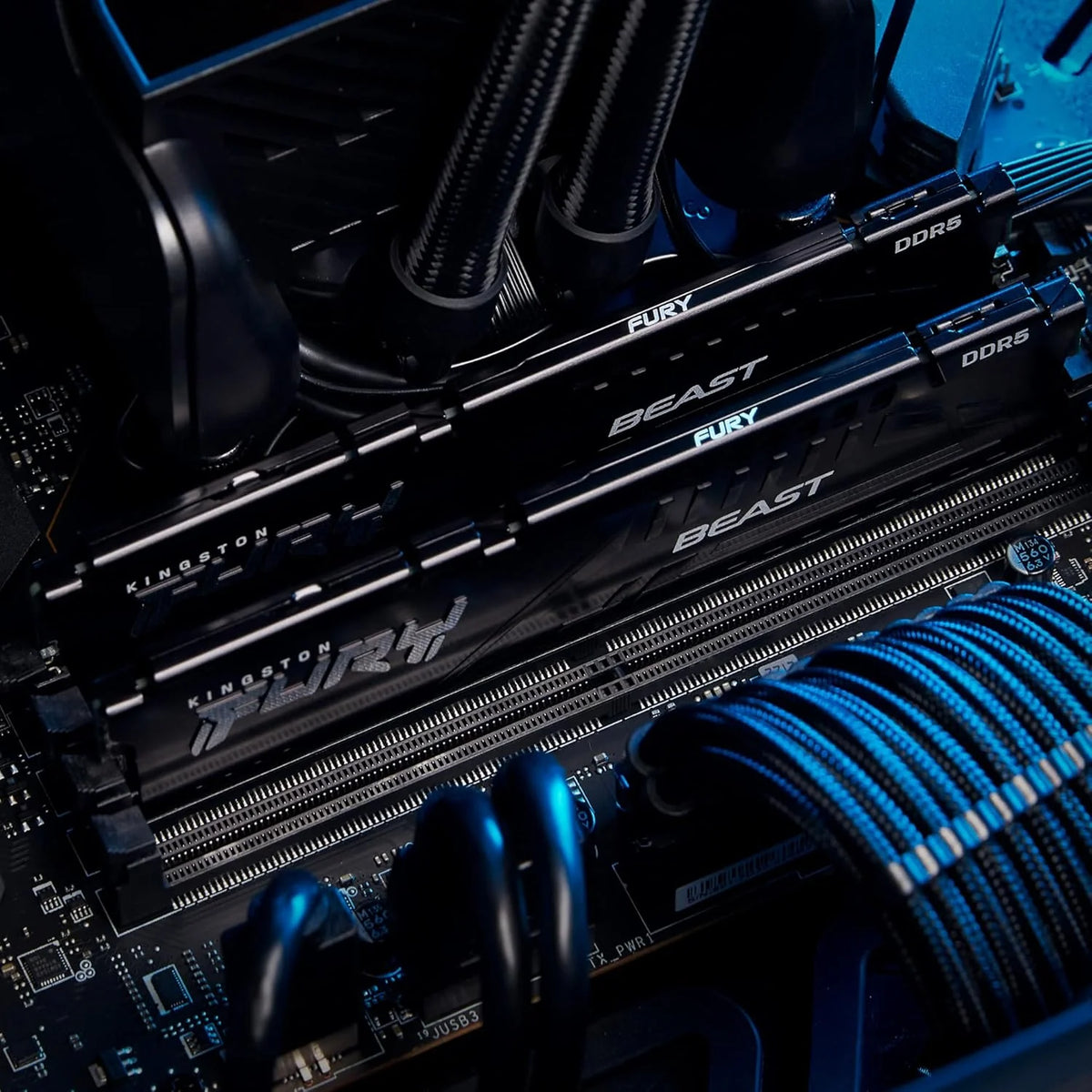 Kingston FURY Beast Czarny DDR5 32 GB 6000MT/s CL36 DIMM pamięć do gier na komputer stacjonarny pojedynczy moduł AMD EXPO i Intel XMP - KF560C36BBE-32
