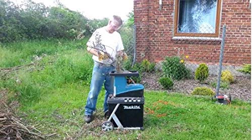 Makita UD2500 Elektryczna Niszczarka, 2500 W, 240 V, Czarny/Niebieski, 45 mm
