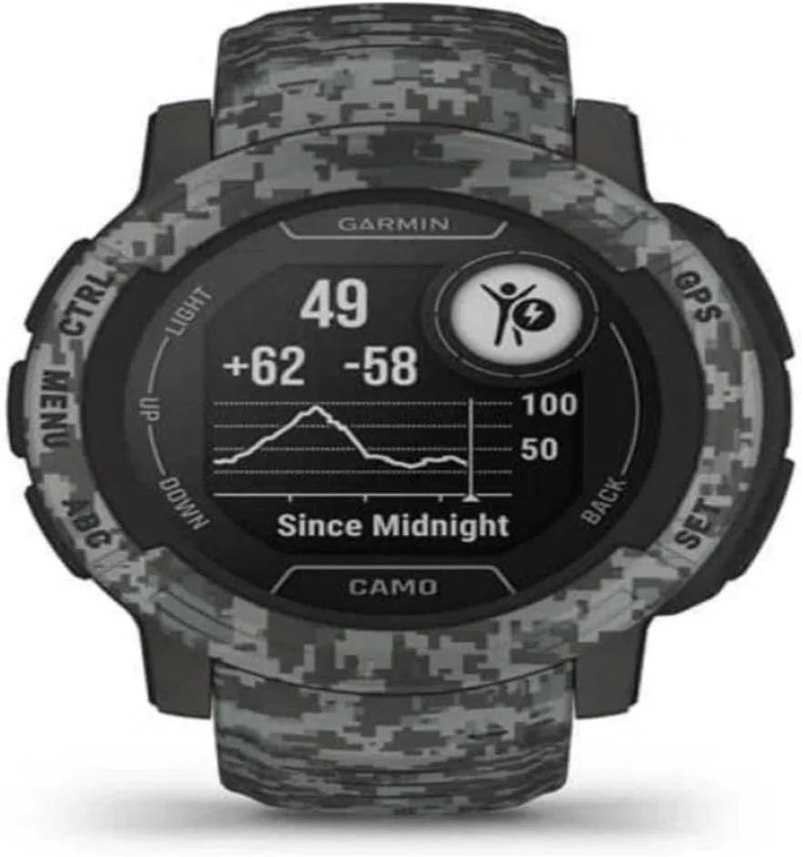 Garmin Instinct 2S SOLAR Smartwatch GPS, Grafitowy, M