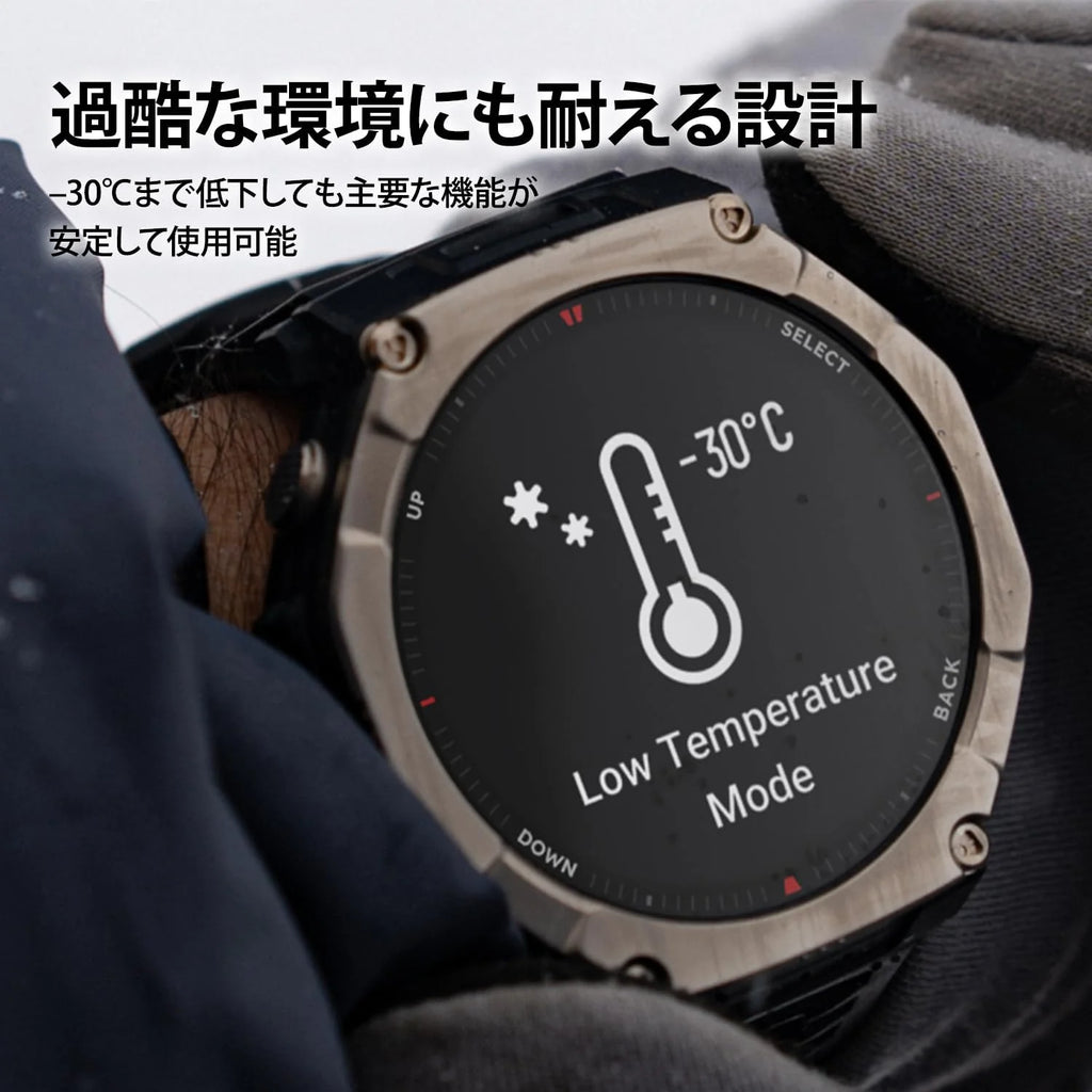 Amazfit T-Rex Ultra 2 Smart Watch Outdoor, podwójny pasek GPS, obudowa tytanu 51 mm, wyświetlacz AMOLED 1,5 szkło szafirowe, latarka, 30 dni autonomii, mapy offline, wodoodporny 10 ATM