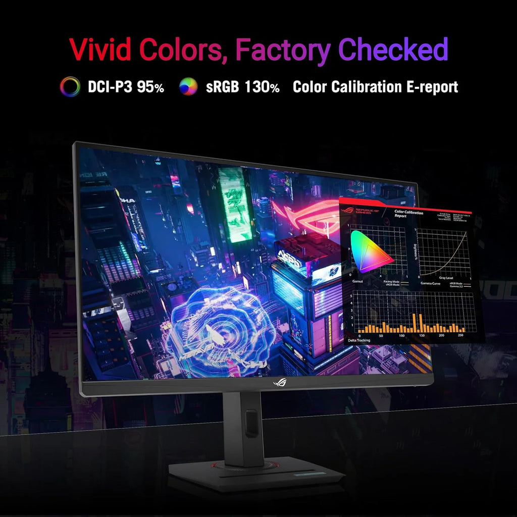 ASUS ROG Strix XG27UCS 27 4K UHD Gaming Monitor (3840x2160), 160Hz, 1ms (GTG), Fast IPS, Extreme Low Motion Blur Sync, USB Type-C, G-Sync, DisplayWidget Center, gniazdo statywu, HDR