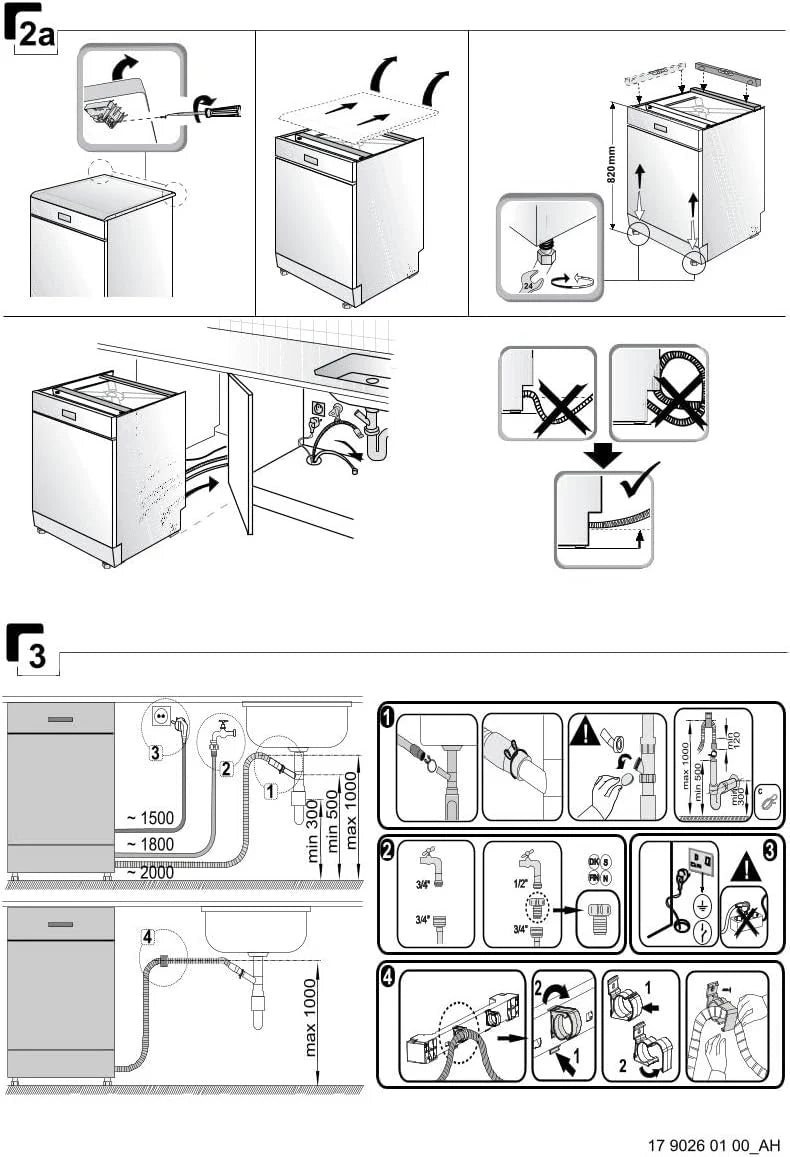 Beko DFN04321W b100 zmywarka wolnostojąca 60 cm, 13 nakryć wymiarowych, możliwość montażu pod wodą, do połowy załadunku, wybór czasu, program Clean &Shine, 4 programy, sejf wodny, biały