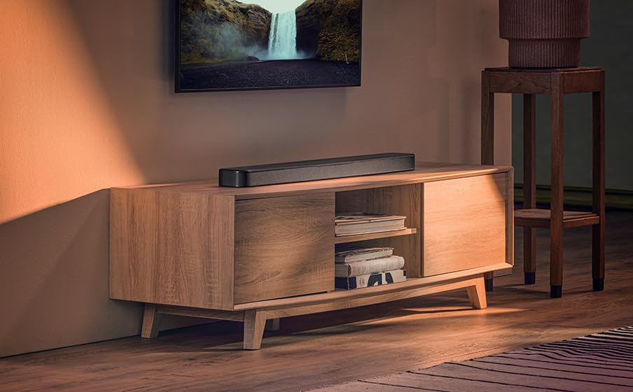 JBL Bar 1300 MK2 – 11.1.4-kanałowy soundbar Bluetooth do telewizora z odłączanymi głośnikami, 8-calowym subwooferem, Dolby Atmos i DTS:X, HDMI eARC, Wi-Fi, PureVoice 2.0 i MultiBeam 3.0, czarny