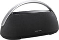 Harman Kardon Go+ Play 3 Bezprzewodowy Głośnik Bluetooth z Mikrofonem, USB, Wbudowanym Akumulatorem, 8h Odtwarzania i Dźwiękiem Stereo, Szary