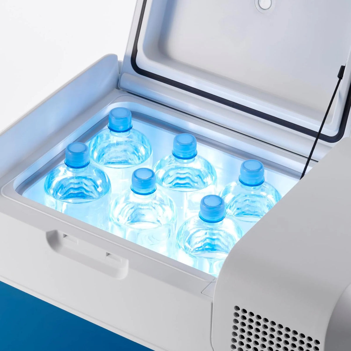 MOBICOOL MCF40 lodówka kompresorowa 38L – 12V, 24V i 230V – Przenośna lodówka do auta, kampera, kempingu, ciężarówki i outdoor – Niezawodne chłodzenie podczas podróży i wycieczek