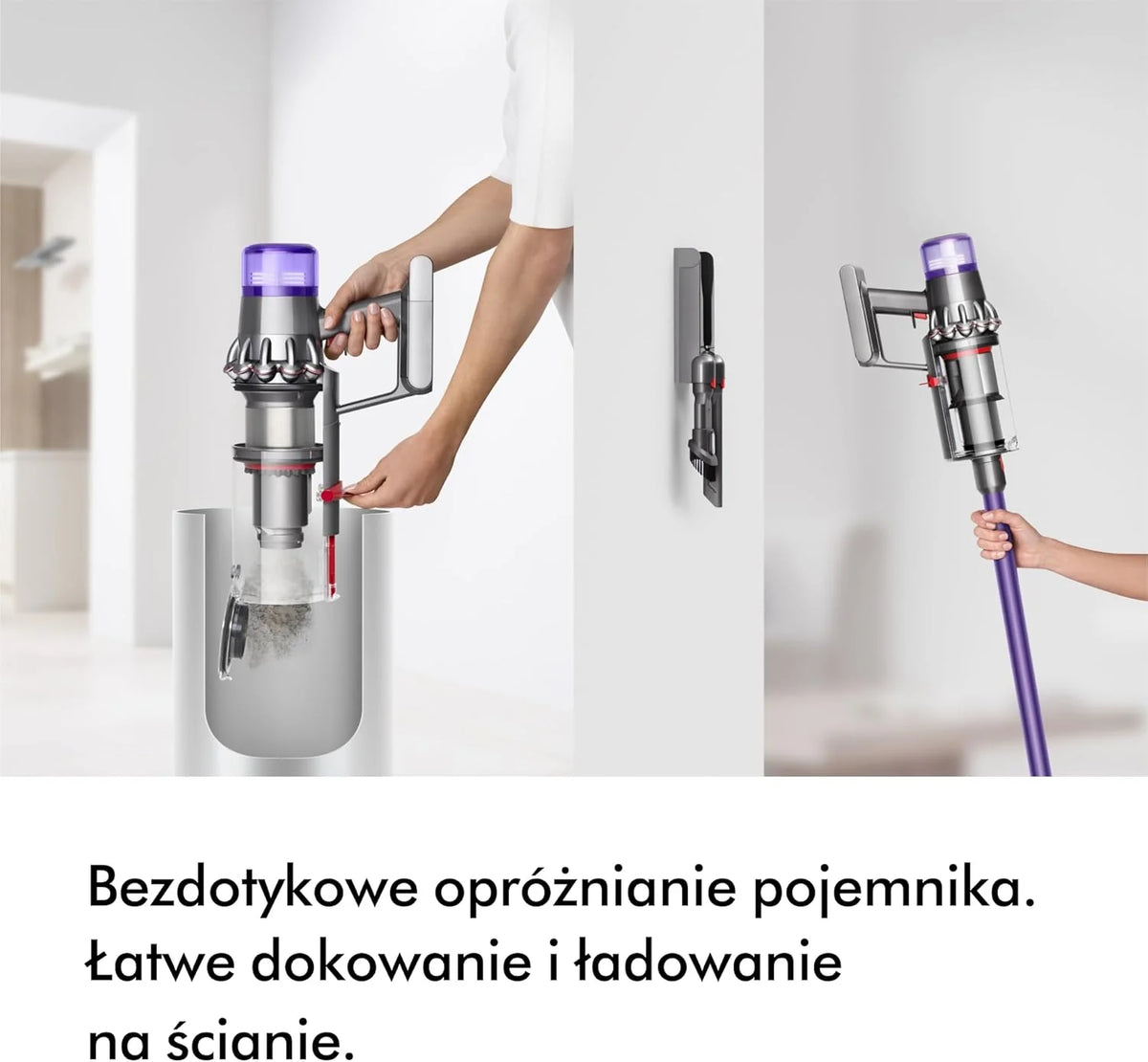 Bezprzewodowy odkurzacz pionowy Dyson V11™ Advanced (Nikiel/Fiolet)