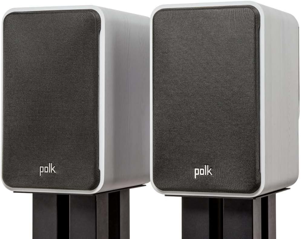 Polk Audio Signature Elite ES15 Głośniki do regału na książki, głośniki HiFi do systemu dźwięku kina domowego, Hi-Res Audio - czarne