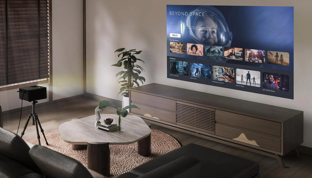 Optoma Photon Life PH31 projektor kina domowego Full-HD z technologią 3 LED | 1500 lumenów | nowoczesne wzornictwo | bez lampy i nie wymaga konserwacji