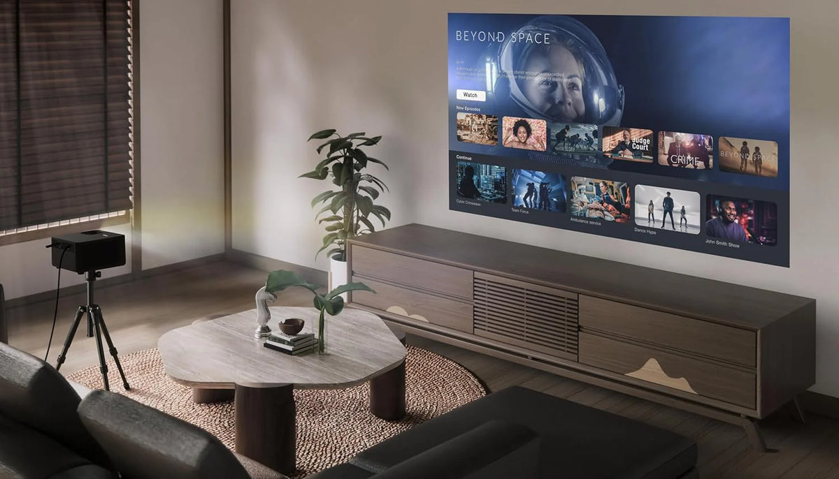 Optoma Photon Life PH31 projektor kina domowego Full-HD z technologią 3 LED | 1500 lumenów | nowoczesne wzornictwo | bez lampy i nie wymaga konserwacji