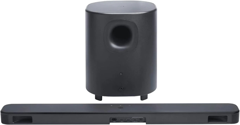 JBL Bar 1300 MK2 – 11.1.4-kanałowy soundbar Bluetooth do telewizora z odłączanymi głośnikami, 8-calowym subwooferem, Dolby Atmos i DTS:X, HDMI eARC, Wi-Fi, PureVoice 2.0 i MultiBeam 3.0, czarny