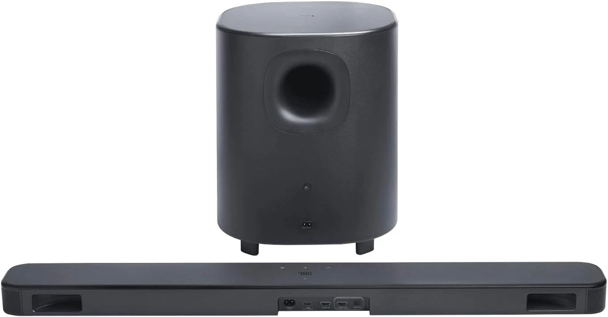 JBL Bar 1300 MK2 – 11.1.4-kanałowy soundbar Bluetooth do telewizora z odłączanymi głośnikami, 8-calowym subwooferem, Dolby Atmos i DTS:X, HDMI eARC, Wi-Fi, PureVoice 2.0 i MultiBeam 3.0, czarny