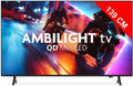 Philips Ambilight 55MLED910 'The Xtra' Mini LED 4K Smart TV - 55-calowy ekran z silnikiem P5 Perfect Picture Engine Ultra HD, Titan OS, Dolby Vision i dźwięk Dolby Atmos
