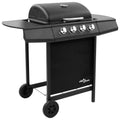 Grill gazowy z 4 palnikami, czarny V0202