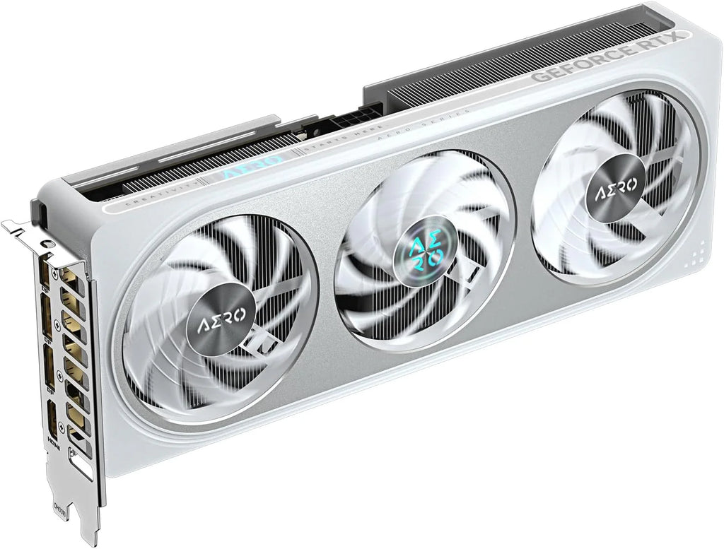 Gigabyte Karta graficzna GeForce RTX 5060 Ti AERO OC 8G - 8 GB GDDR7, 128bit, PCI-E 5.0, 2647MHz Core Clock, 3 x DisplayPort, 1 x HDMI, GV-N506TAERO OC-8GD