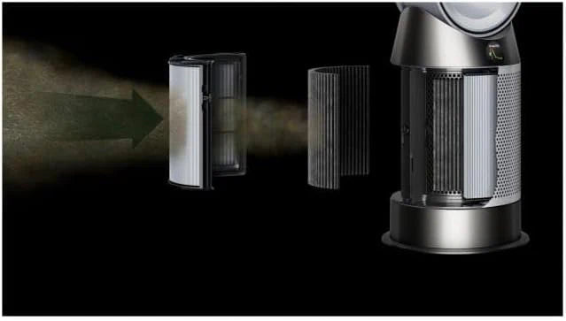 Dyson Purifier Hot+Cool HP1 oczyszczacz powietrza potężny oczyszczacz powietrza z funkcją wentylatora i ogrzewania (Biały/Biały)