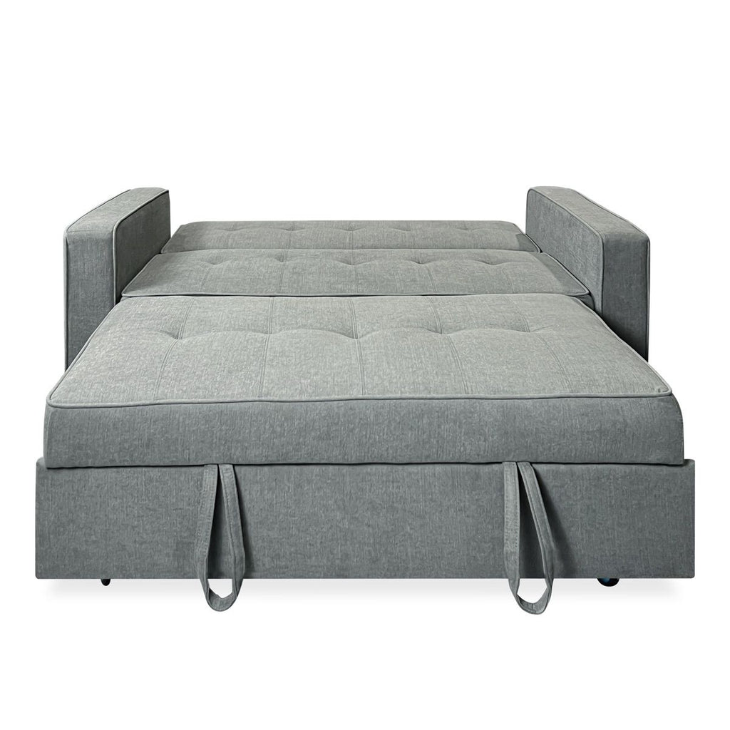 Sofa Vienna 2-osobowa z podłokietnikami, szara, nowoczesny, praktyczny i funkcjonalny design