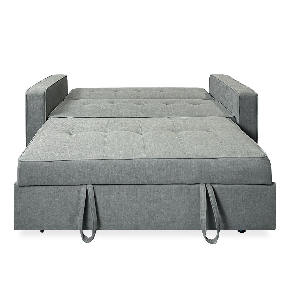 Sofa Vienna 2-osobowa z podłokietnikami, szara, nowoczesny, praktyczny i funkcjonalny design
