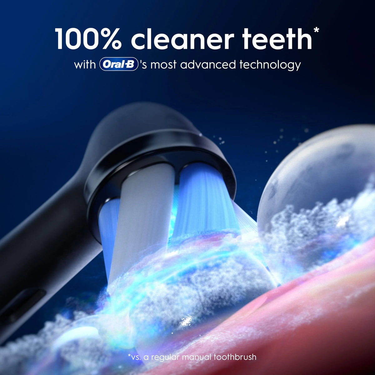 Oral-B iO – 9 – elektryczna szczoteczka do zębów marki Braun, 1 wysokiej jakości czarny uchwyt z rewolucyjną technologią magnetyczną, kolorowy wyświetlacz, 1 głowica szczoteczki do zębów, 1 etui