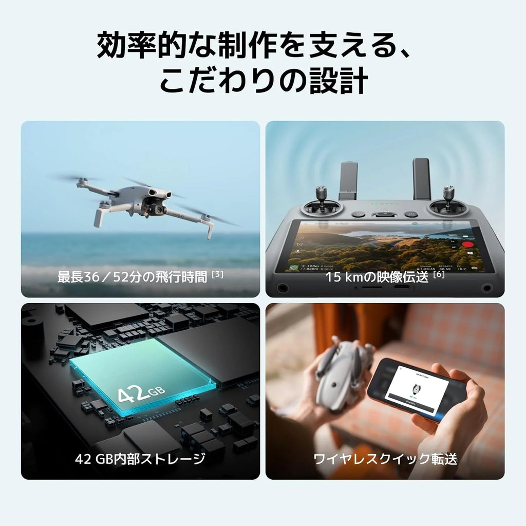DJI Lito X1 Fly More Combo z kamerą DJI RC 2, dron 4K dla początkujących, wykrywanie przeszkód, ActiveTrack, czujnik 1/1,3 cala, lekki dla dorosłych, transmisja wideo 15 km, 3 baterie, C0
