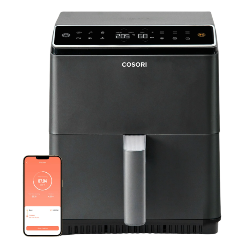 Frytkownica powietrzna Cosori Dual Blaze Smart 6,4 l – ciemnoszara