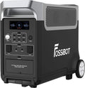 FOSSiBOT F3600 Pro Generator z panelem solarnym 420 W, przenośne zasilanie LiFePO4 3840 Wh, 3 x 230 V AC 3600 W (szczyt 7200 W), generator burzowy, oświetlenie LED do biwakowania, kampera, awarii