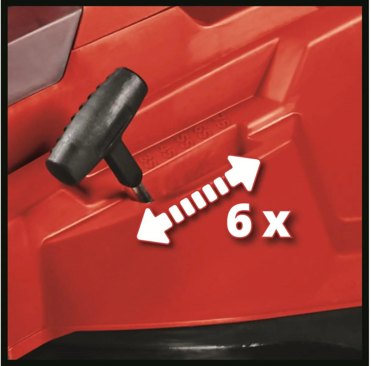Einhell Kosiarka akumulatorowa RASARRO 36/42 Power X-Change (36 V, szerokość cięcia 42 cm, do 550 m², szczotka do mulczowania, pojemność 50 l, akumulatory i ładowarka)