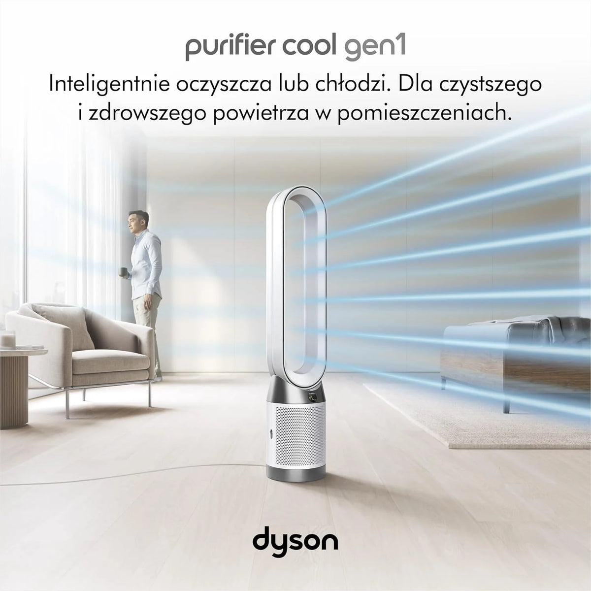 Dyson Purifier Cool Gen1 TP10 oczyszczacz powietrza (Biały)
