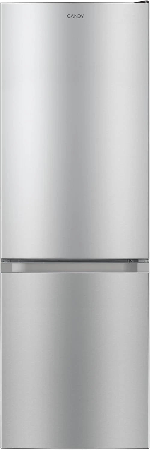 Candy CCG1S 518EX Lodówka Kombi, Szerokość 55cm, Wysokość 1,80m, Pojemność 252L, Szuflada na składniki, Mechaniczna kontrola temperatury, Oświetlenie LED, Odwracalne drzwi, 41DB, stal nierdzewna