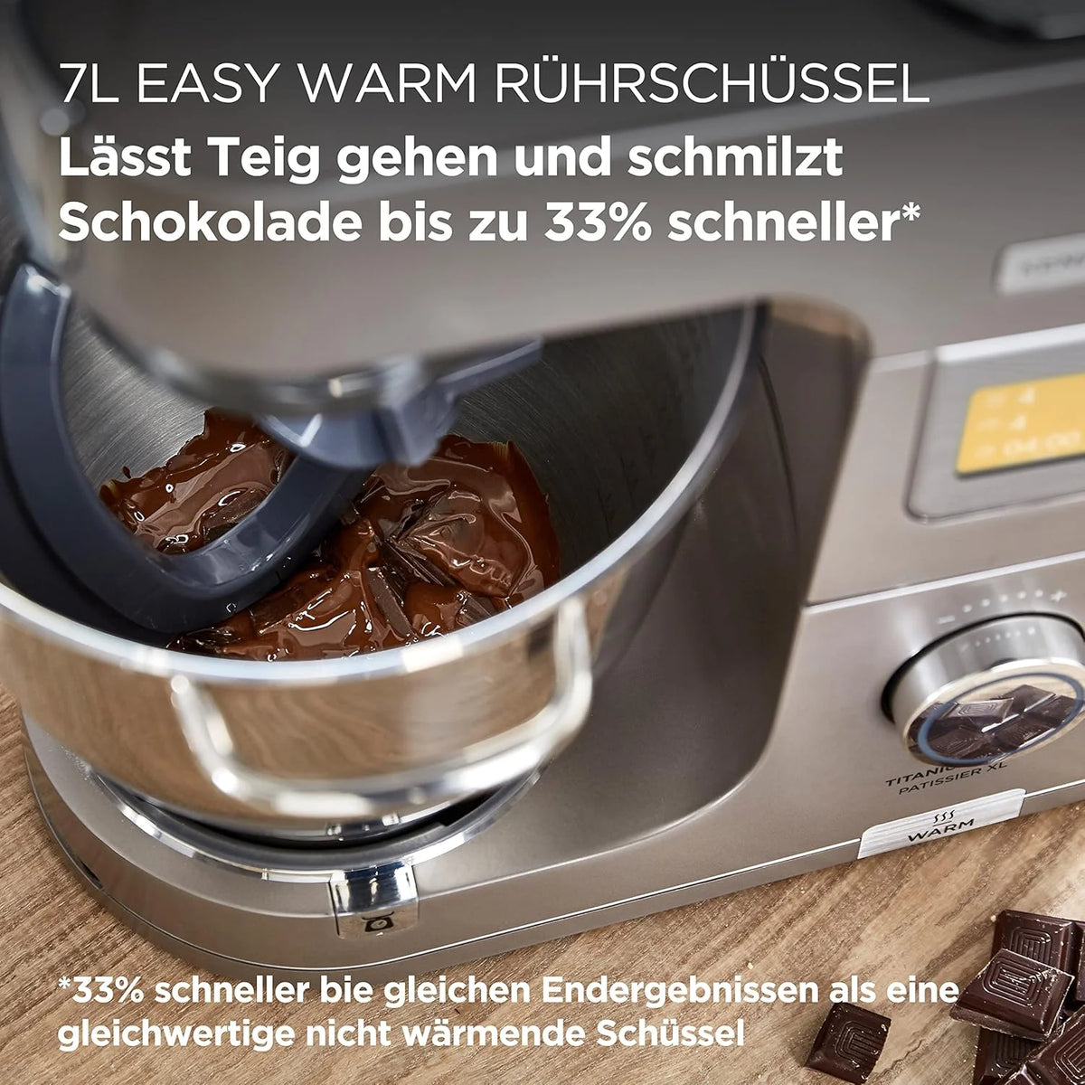 Kenwood Titanium Chef Patissierxl Robot Kuchenny, Srebrny, 1400 W