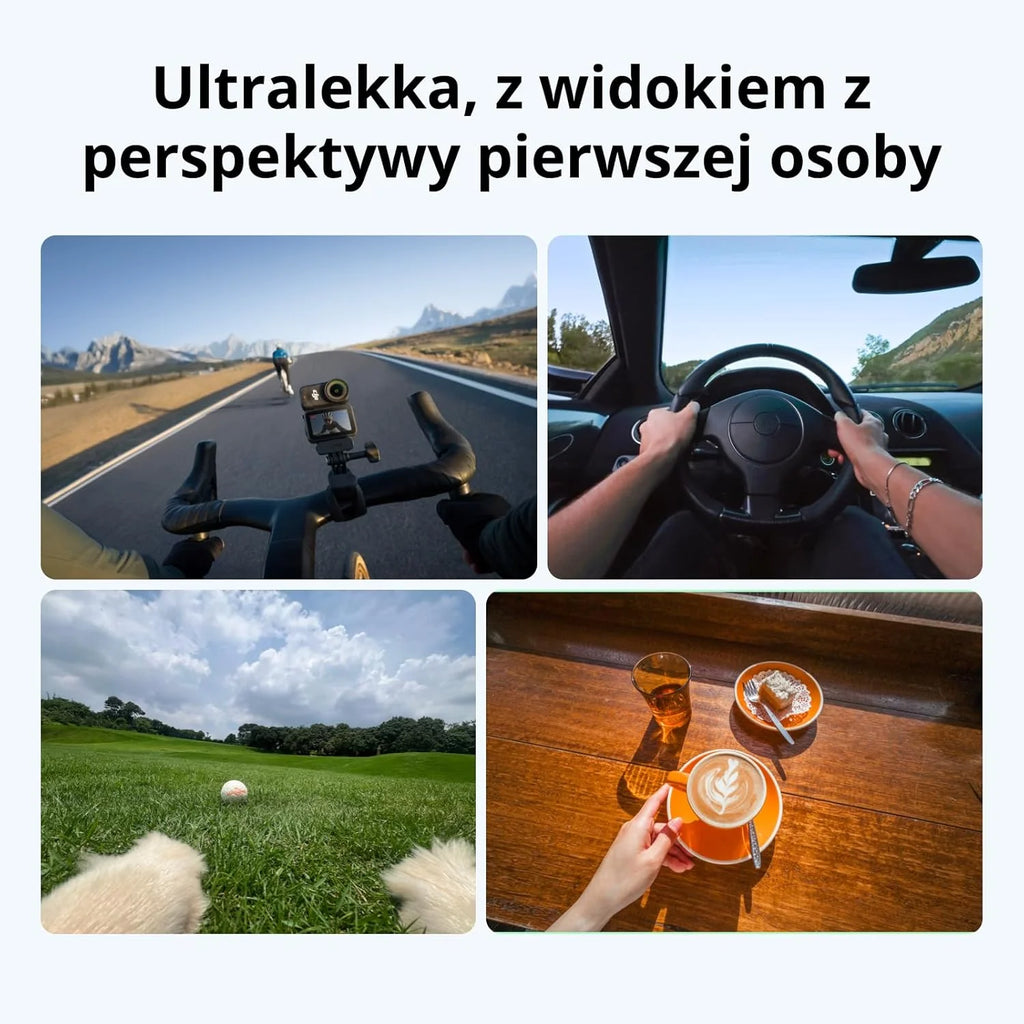 DJI Osmo 360 Essential Combo, kamera 360 z 1-calowym obrazowaniem 360°, natywne wideo 8K 360°, zestaw z niewidocznym selfie stickiem 1,2 m, wydłużony czas pracy z 2 akumulatorami