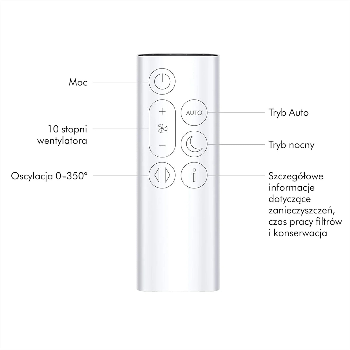 Dyson Purifier Cool Gen1 TP10 oczyszczacz powietrza (Biały)