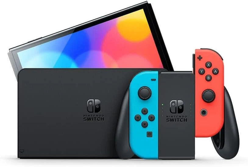 Nintendo Konsola Switch, Wielokolorowy, OLED