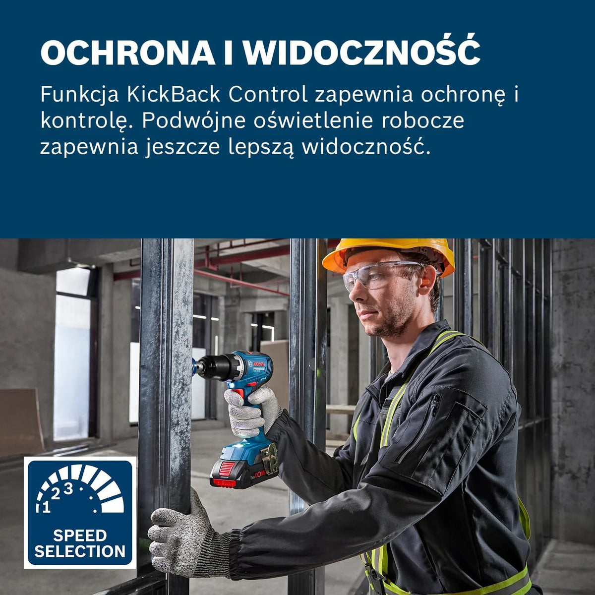 Bosch Professional 18 V firmy Bosch: wiertarko-wkrętarka akumulatorowa GSR 18V-65 (silnik bezszczotkowy, długość korpusu 166 mm, 2x ProCORE18V 4.0Ah, walizka L-BOXX)
