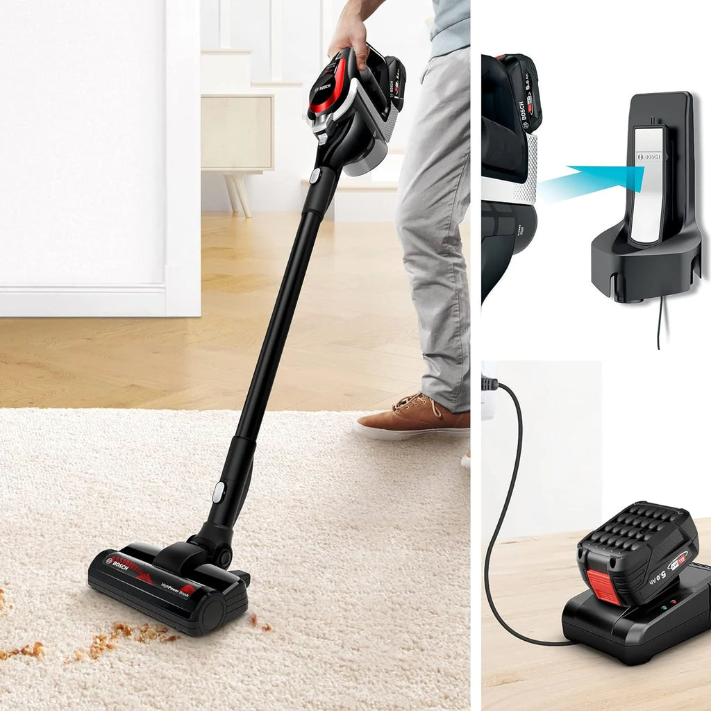 Bosch Unlimited ProPower Serie 8 BSS81POW1, odkurzacz akumulatorowy, czarny