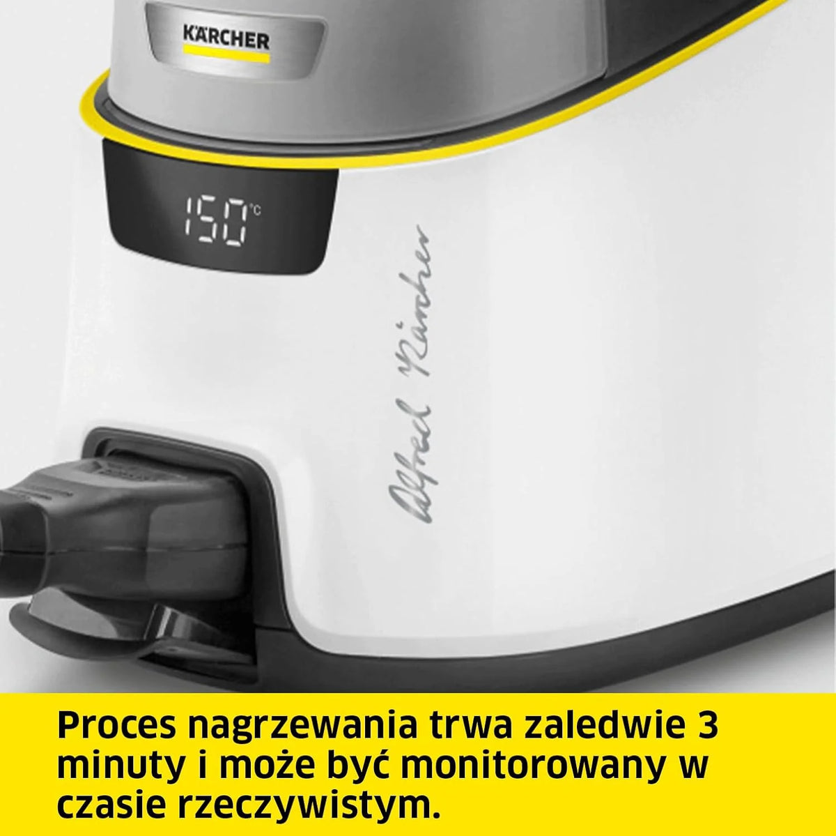 Kärcher Parownica SC 5 Deluxe Signature Line z Funkcją VapoHydro, 4 Bary, Czas Nagrzewania 3 min, Zbiornik: 0,5 l i 1,3 l, Zestaw do Podłóg