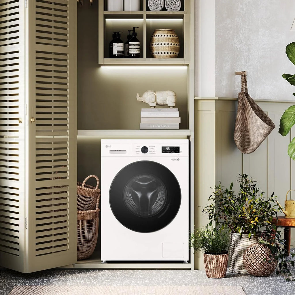 LG W4NX1085NWB pralko-suszarka 8/5 kg seria X1, pralka i suszarka, klasa A/E, 1400 r., Wi-Fi, top zdejmowany, Allergy Care, technologia 6 Motion Direct Drive, biały
