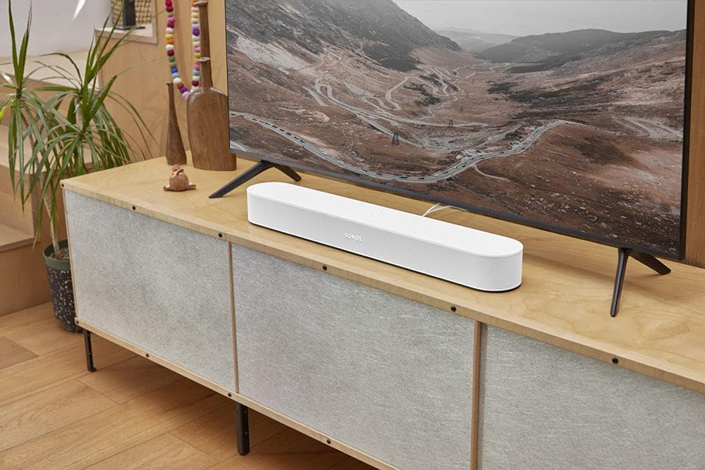 Beam Sonos (Gen 2) Kompaktowy inteligentny soundbar do telewizji, muzyki i innych urządzeń (czarny)